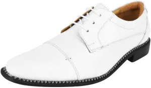LIBERTYZENO Mens Plain & Lizard Print Genuine Leather Adults Lace Up Oxford Dress Shoes for Prom Graduation