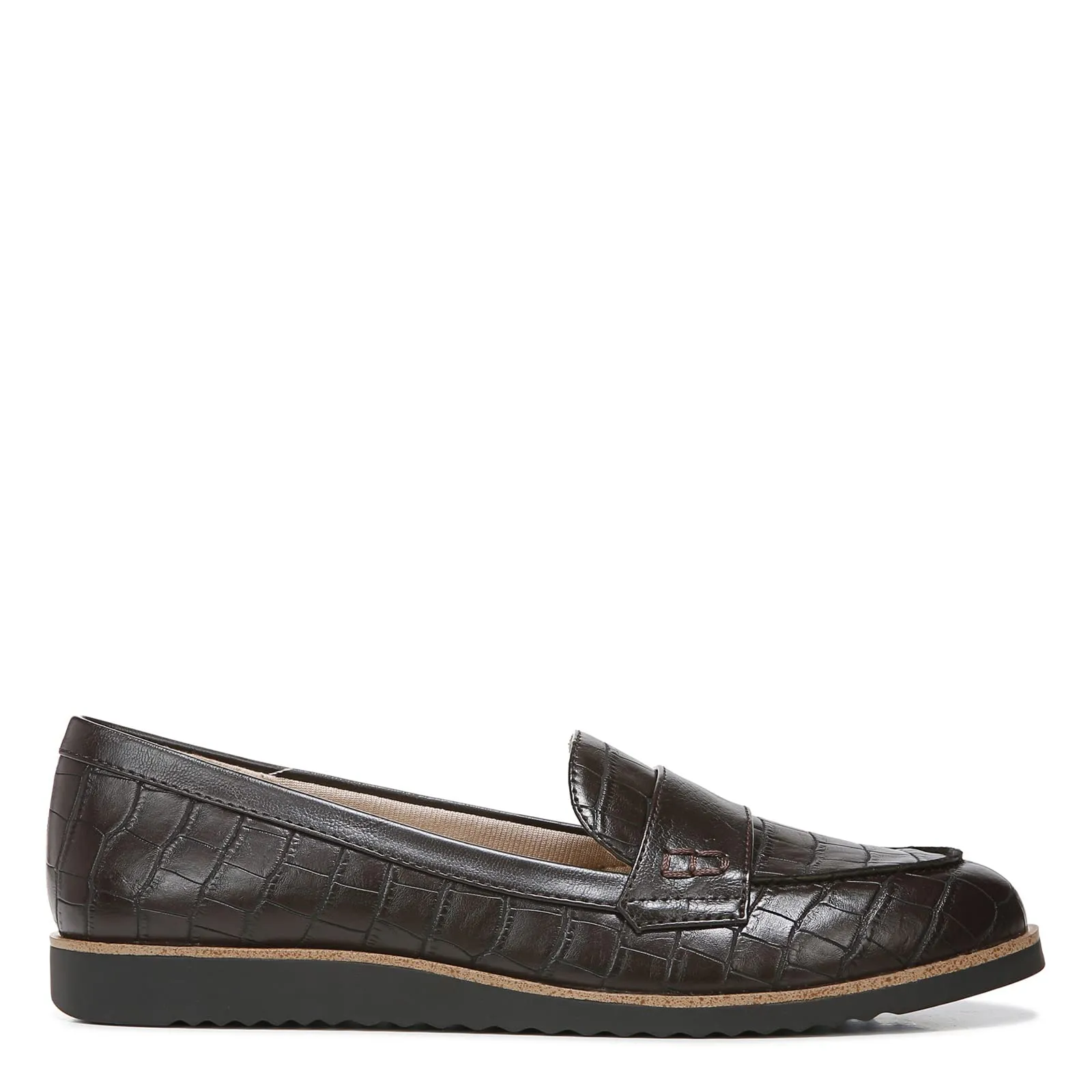 LifeStride Women's, Zee Loafer Brown Croc 6.5 W