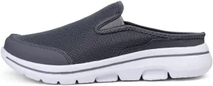 LLTMALL Mens Open Back Walking Sneaker Slippers Comfortable Mesh Knit Slip On Indoor Outdoor Mules