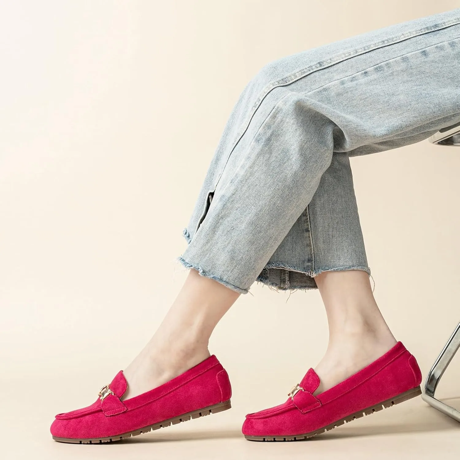 Loafers for Women Business Casual Shoes Comfortable & Lightweight Penny Loafers Slip On Work Flats