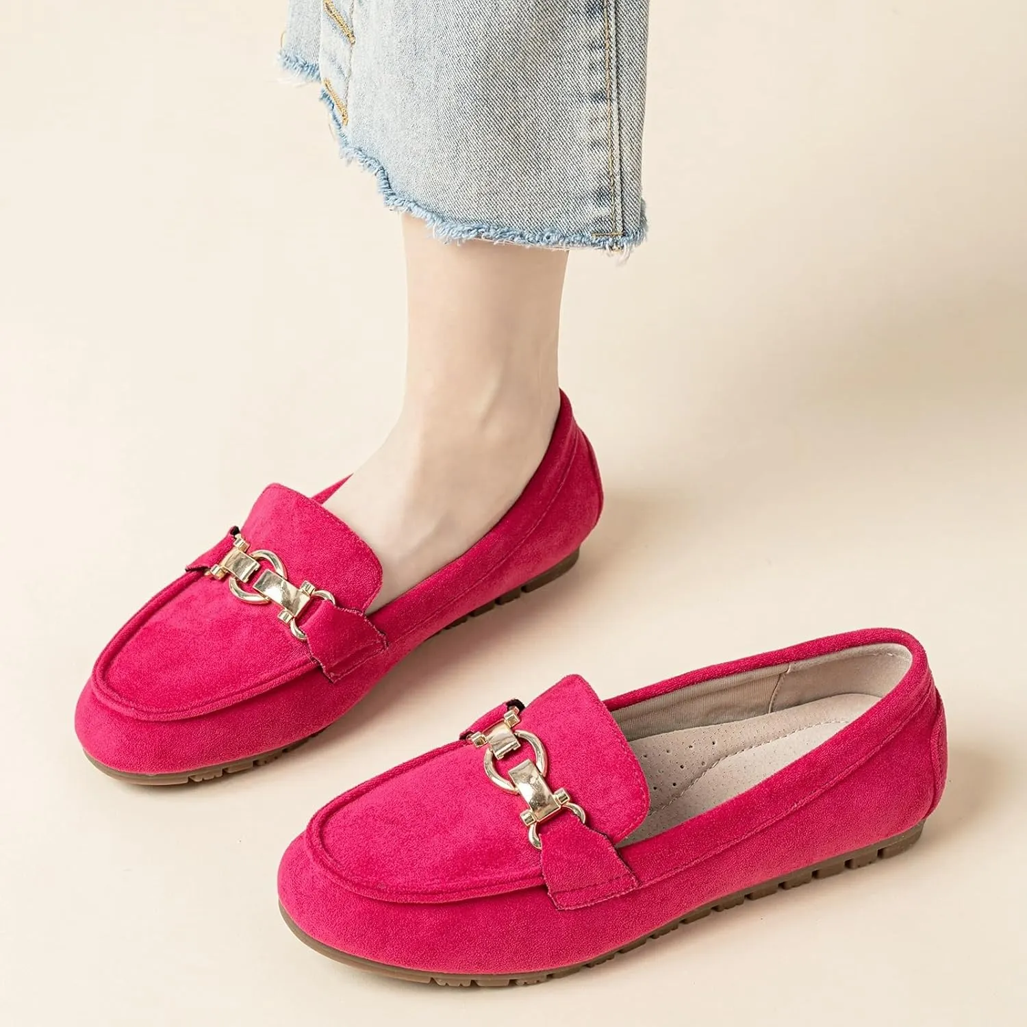 Loafers for Women Business Casual Shoes Comfortable & Lightweight Penny Loafers Slip On Work Flats