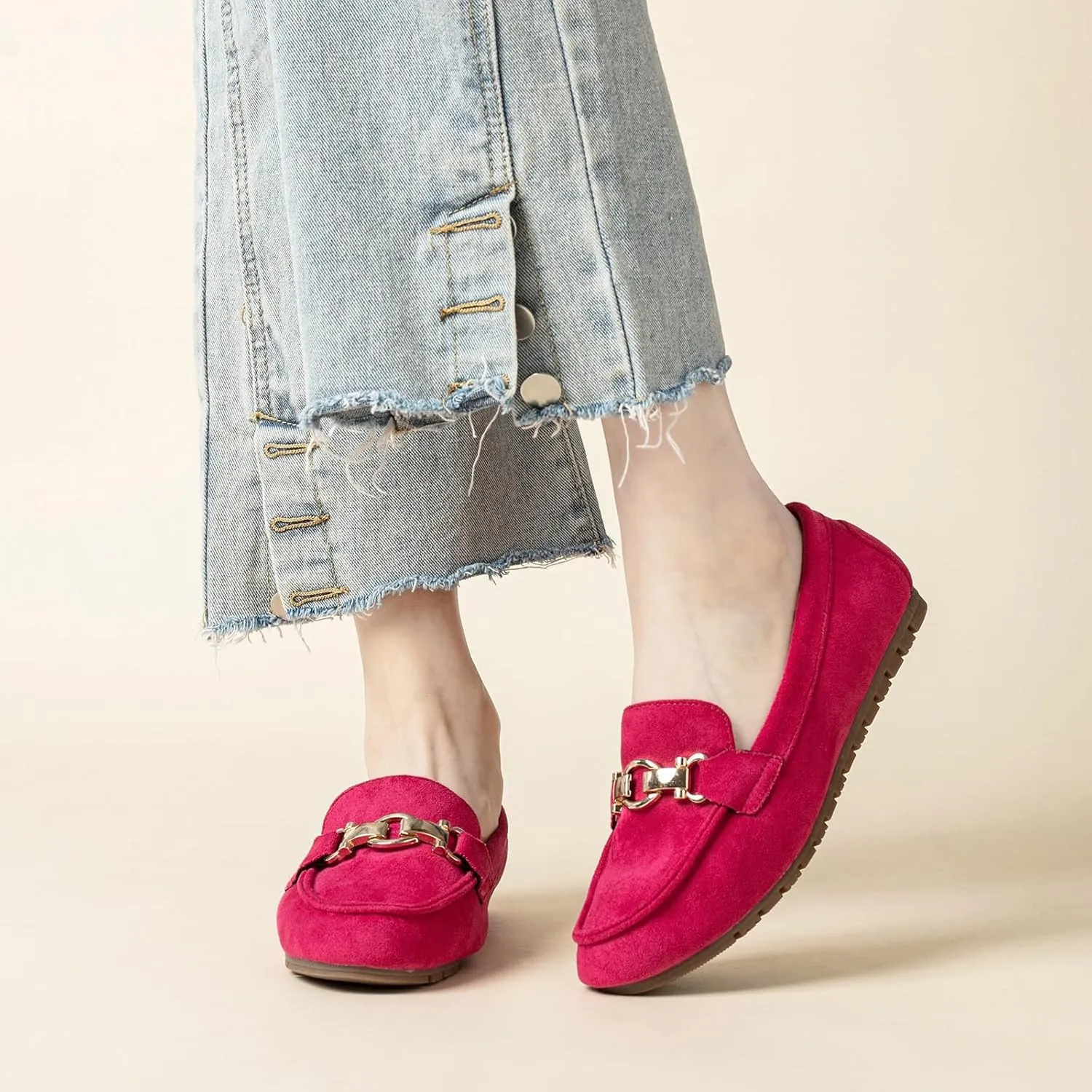 Loafers for Women Business Casual Shoes Comfortable & Lightweight Penny Loafers Slip On Work Flats