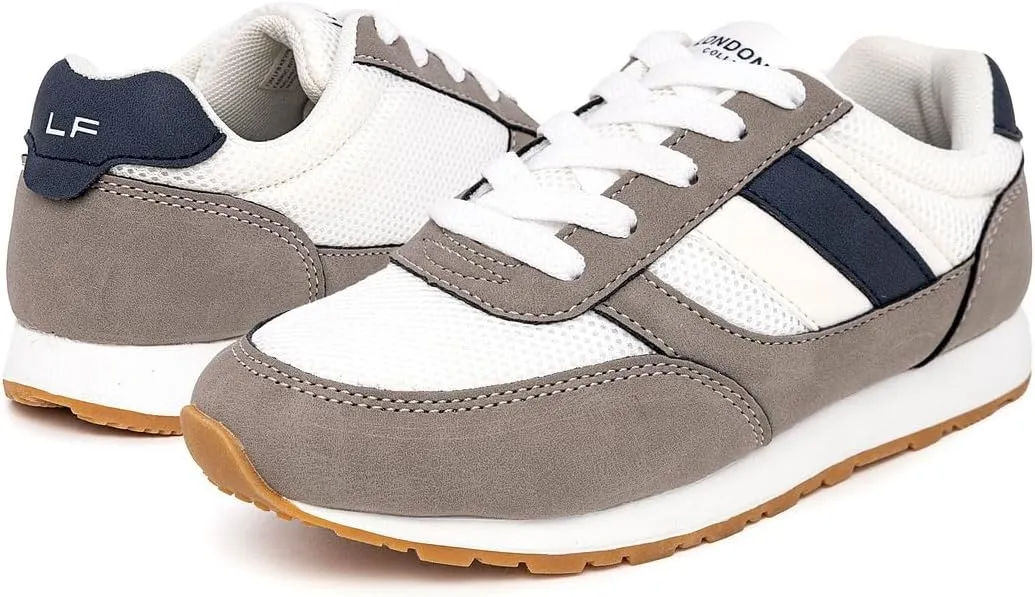 LONDON FOG Kids Boys Kevin Casual Lace-Up Fashion Sneakers Oxford Comfortable Walking Shoe (Big Kid - Little Kid)