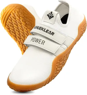MANUEKLEAR Deadlift Shoes - Weight Lifting Shoes for Men Women - Weightlifting Squat Shoes Fitness Cross-Trainer Barefoot Gym Training Sneakers