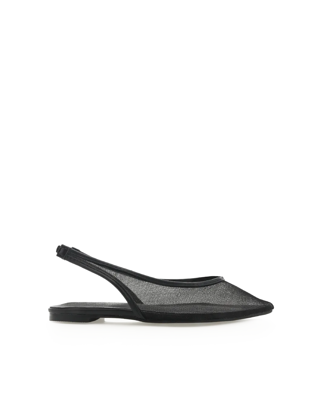 MARGOT Flat Mule - Black Mesh