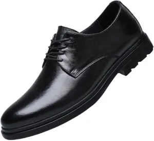 Men's Casual Dress Shoes Comfortable Fashion Business Mens Derby Shoes Office Classic Leather Business Oxfords for Men