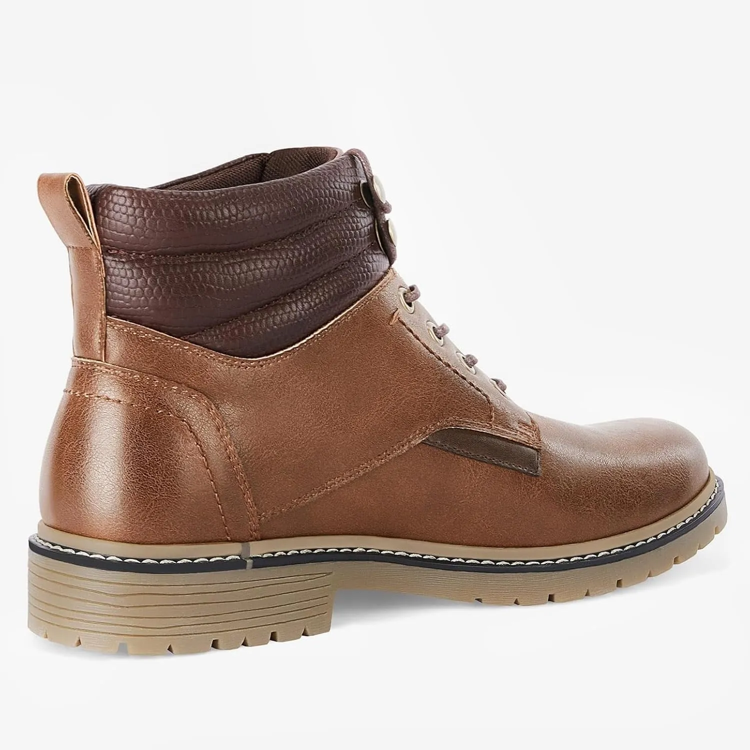 Mens Chukka Boots Motorcycle Casual Hiking Waterproof Lace up Lightweight Combat Ankle Booties Oxford Dress Work Shoes