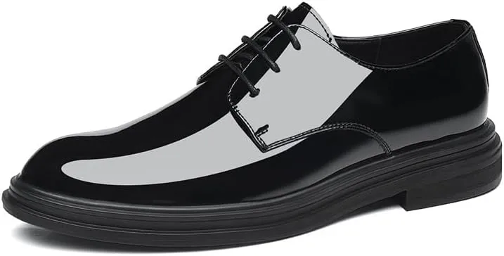 Men's Classic Lace-up Formal Oxfords Shoes Mens Fashion Breathable Prom Business Wedding Dress Shoes