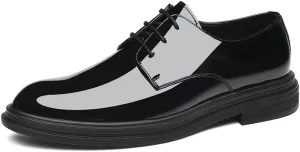 Men's Classic Lace-up Formal Oxfords Shoes Mens Fashion Breathable Prom Business Wedding Dress Shoes