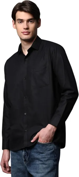 Men's Cotton Oxford Cotton Button-Down Shirt, Long Sleeve, Regular Fit