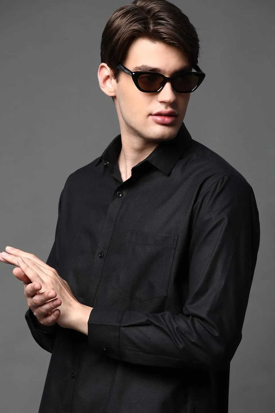 Men's Cotton Oxford Cotton Button-Down Shirt, Long Sleeve, Regular Fit