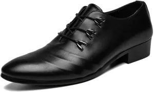Men's Dress Shoes Classic Lace Up Formal Business Oxford Casual Wedding Party Mens Tuxedo Shoes