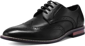 Men's Dress Shoes Formal Business Classic Lace Up Wingtip Oxford Shoes