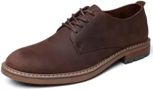 Mens Dress Shoes, Lace Up Plain Toe Leather Oxford