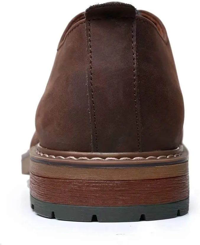 Mens Dress Shoes, Lace Up Plain Toe Leather Oxford
