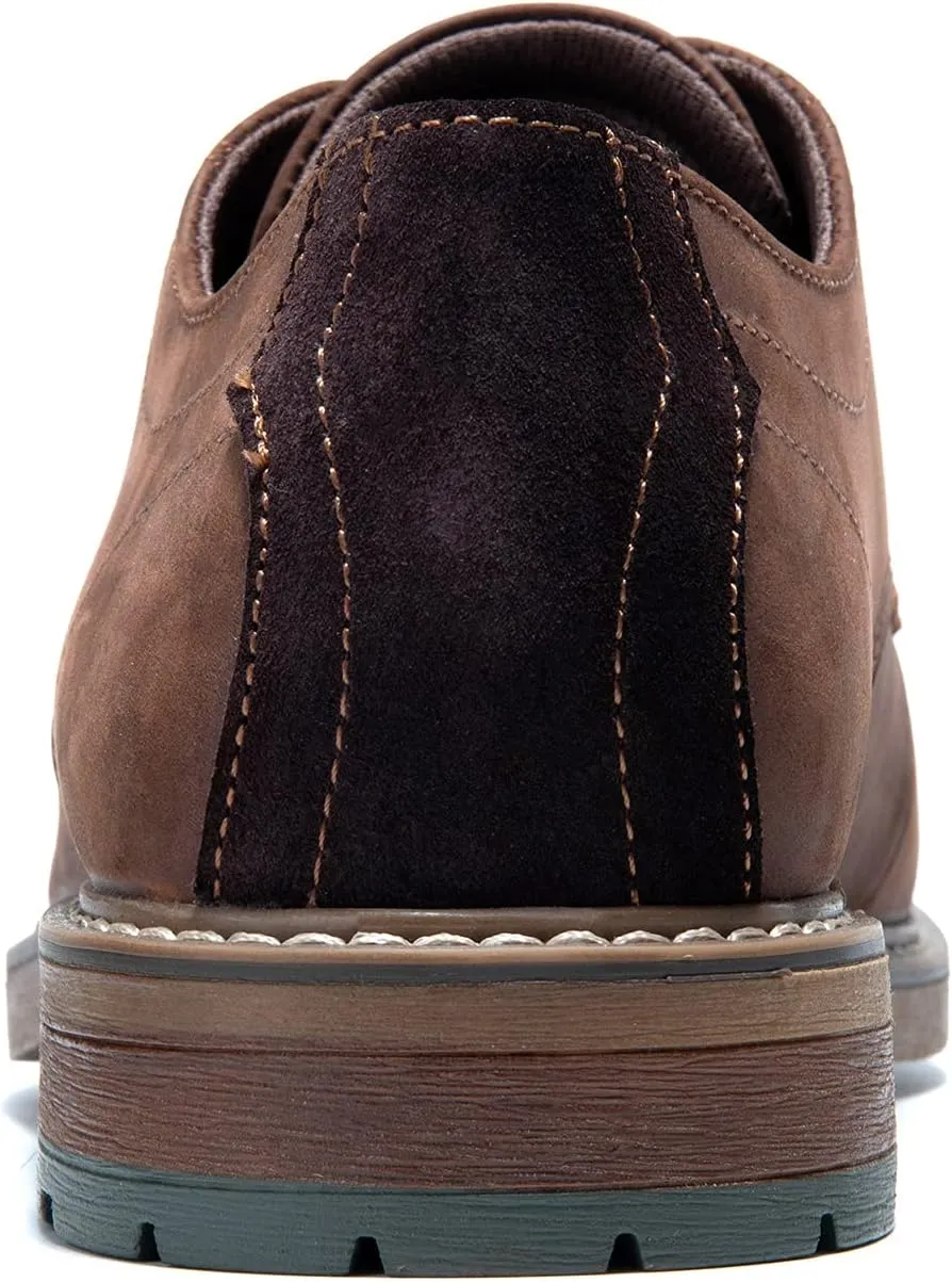 Mens Dress Shoes, Lace Up Plain Toe Leather Oxford