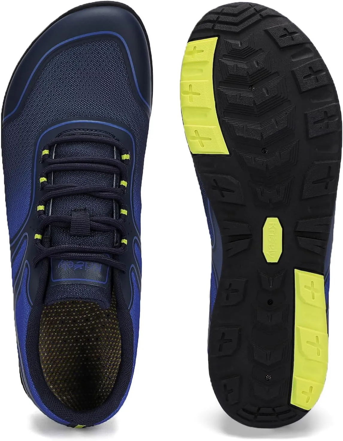 Men's Hike Barefoot Shoes | Wide Toe Box Minimalist Shoes for Gym Workout | Grounded Footwear Cross-Trainer Athletic Sneakers