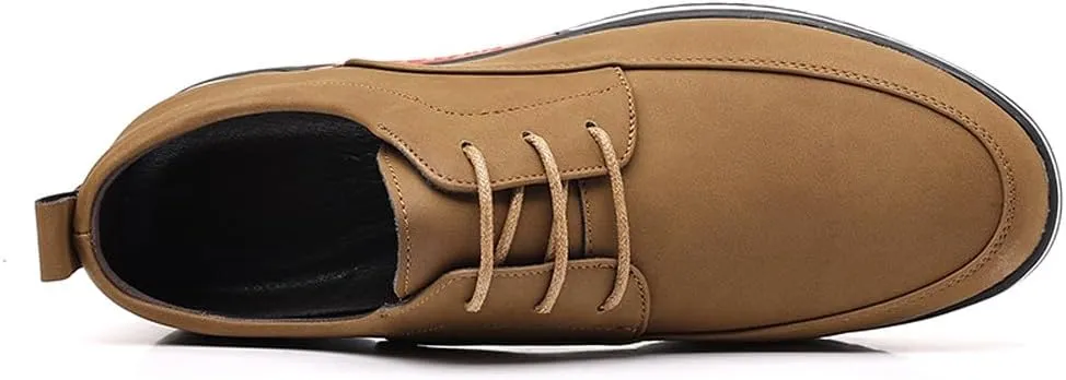Men's Oxford Shoes Stylish Lace Up Comfortable Casual Walking Business Driving Dress Shoes