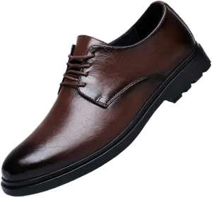 Men's Oxfords Shoes Men Business Casual Loafers Patent Leather Formal Loafers Lace-Up Dress Shoes