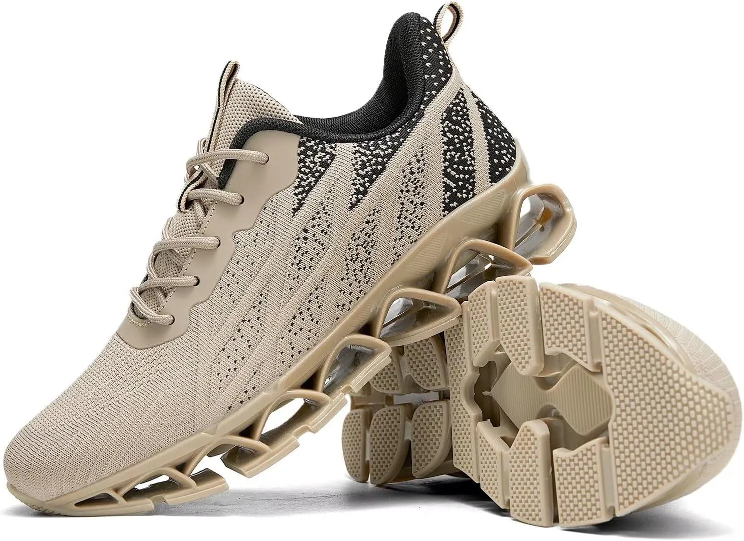Men's Running Shoes Blade Fashion Sneakers Breathable Mesh Non Slip Gym Sport Trainer Casual Athletic Walking Shoes