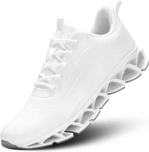 Men's Running Shoes Blade Fashion Sneakers Breathable Mesh Non Slip Gym Sport Trainer Casual Athletic Walking Shoes