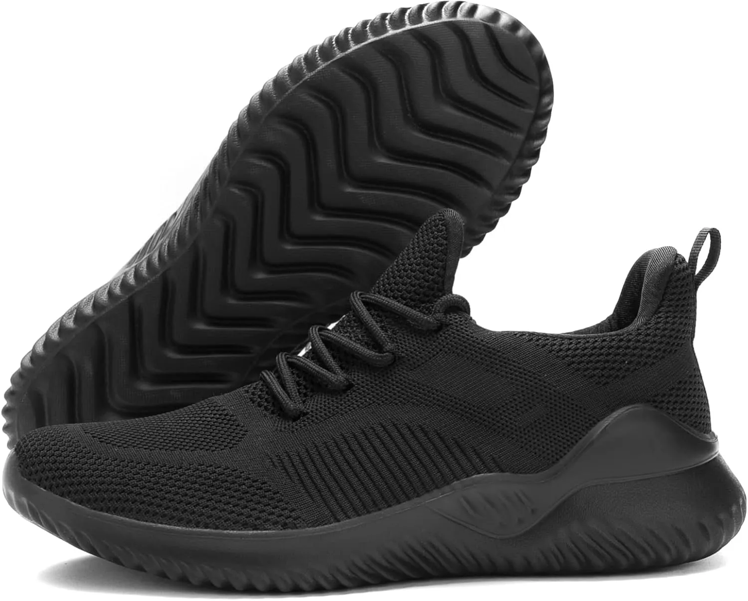 Mens Running Shoes Slip on Walking Tennis Sneakers Lightweight Breathable Mesh Workout Casual Sports Shoes Soft Sole