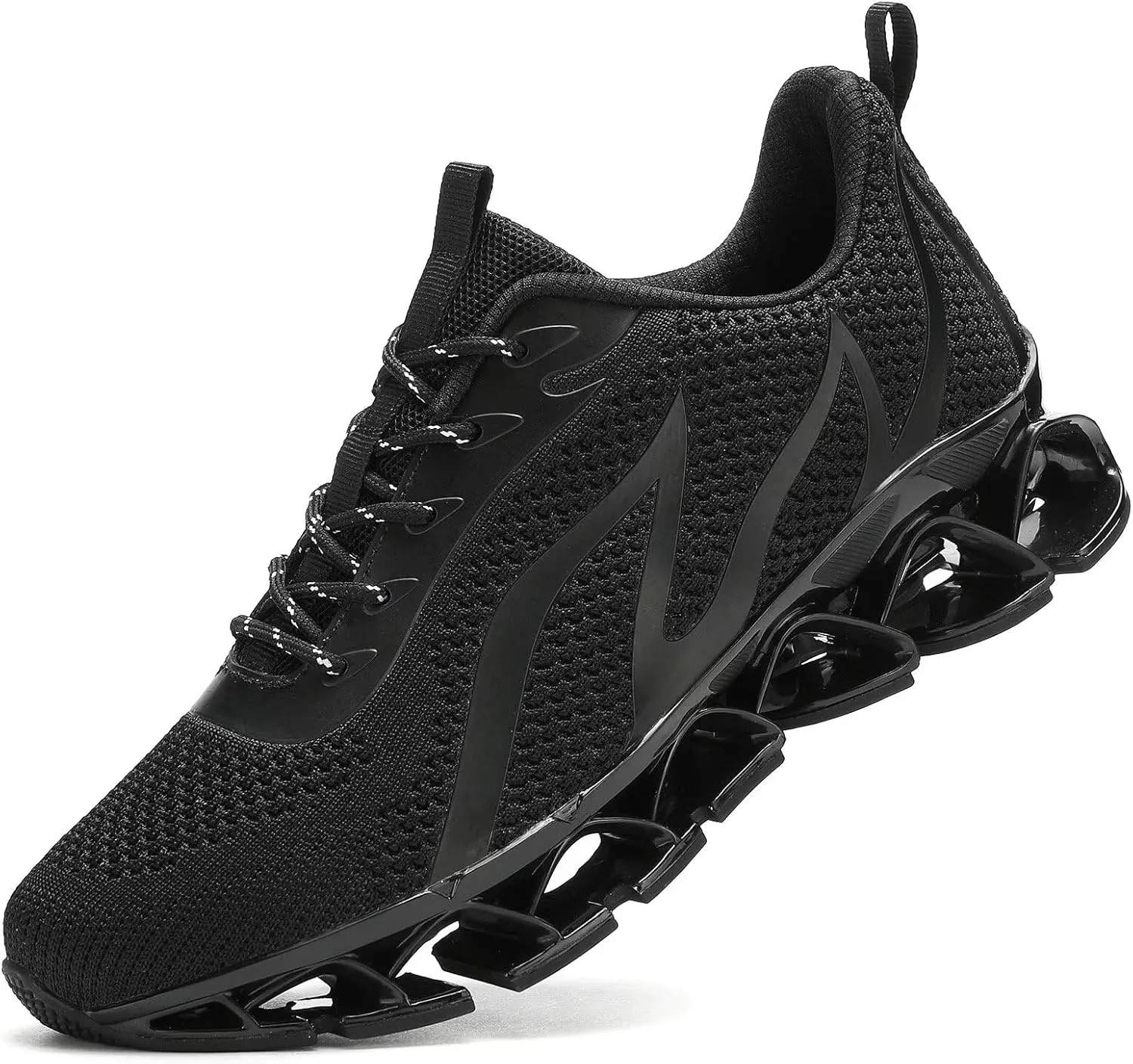 Mens Slip on Running Walking Shoes Blade Tennis Casual Fashion Sneakers Comfort Non Slip Work Sport Athletic Trainer
