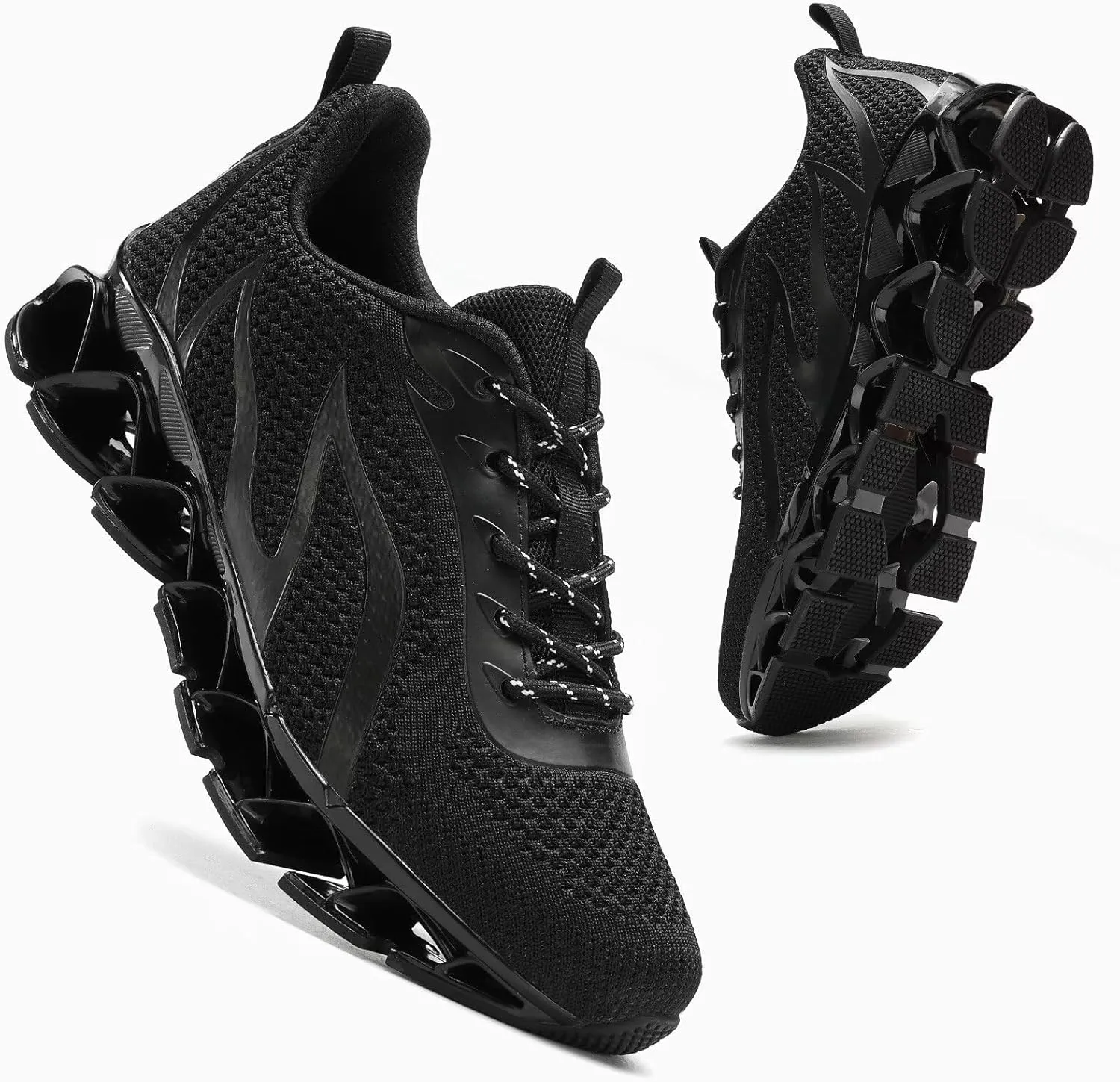 Mens Slip on Running Walking Shoes Blade Tennis Casual Fashion Sneakers Comfort Non Slip Work Sport Athletic Trainer