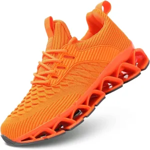 Men's Slip on Walking Running Shoes Blade Tennis Casual Fashion Sneakers Comfort Non Slip Work Sport Athletic Trainer