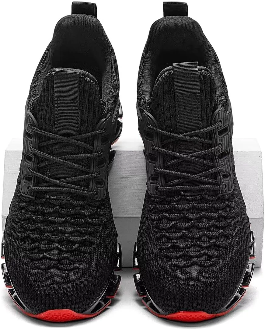 Mens Slip on Walking Running Shoes Blade Tennis Casual Fashion Sneakers Comfort Non Slip Work Sport Athletic Trainer