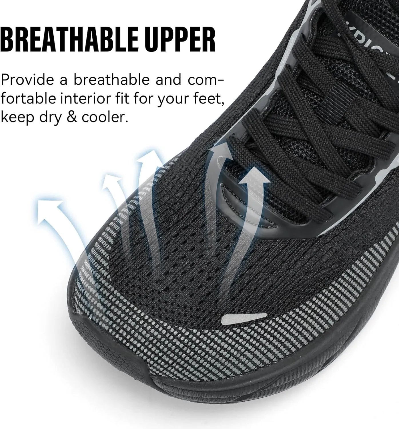 Men's Wide Toe Box Running Shoes | Zero Drop Shoes for Cross Trainer Trail Running