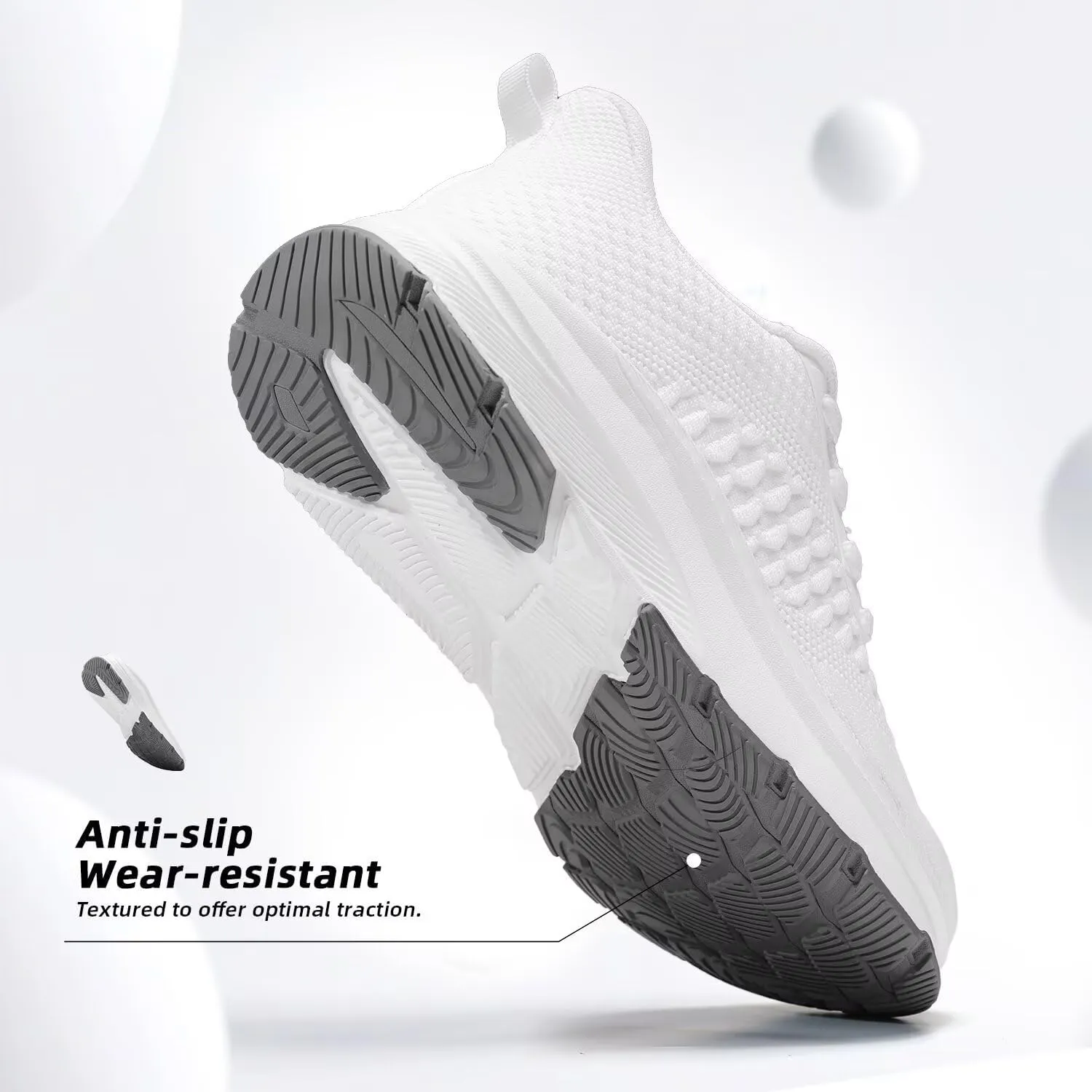Men's Wide Toe Walking Shoes Casual Trail Running Sneakers Cross-Trainer Tennis Non Slip Athletic Gym Workout Soft Sole