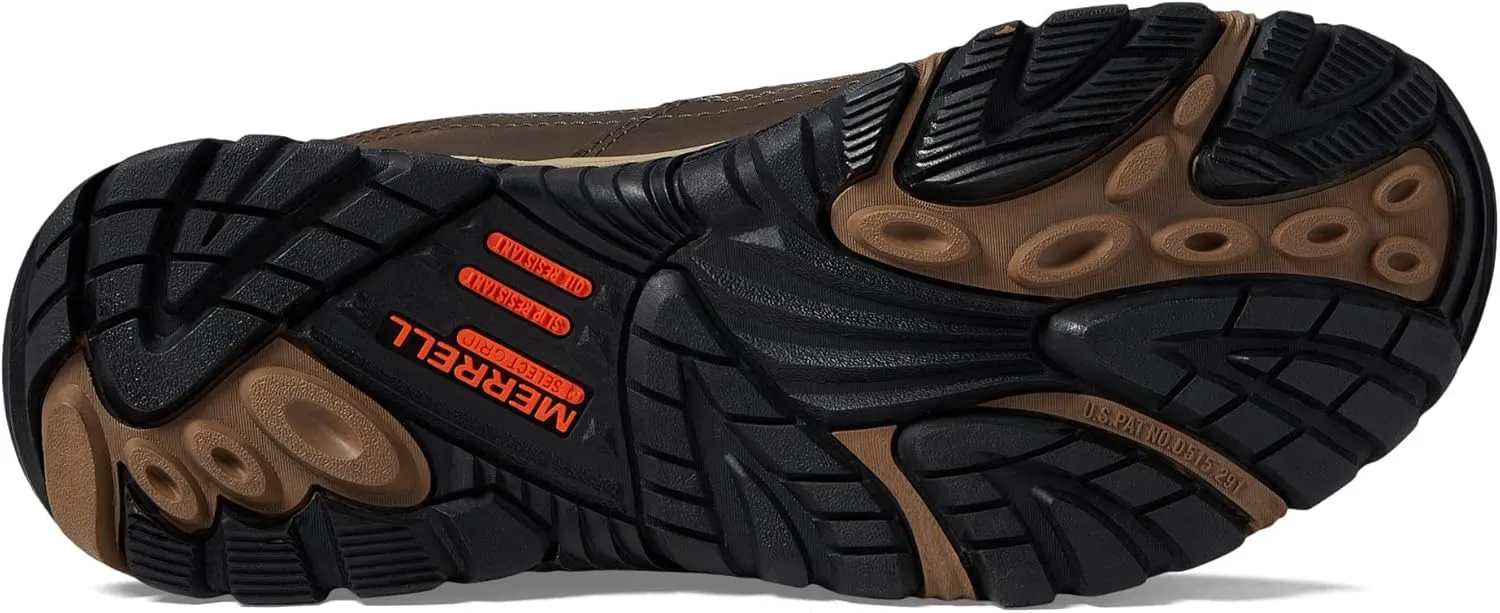 Merrell Moab Adventure Moc, Men's, Comp Toe, EH, WP, Slip Resistant, Slip On, Work Oxford