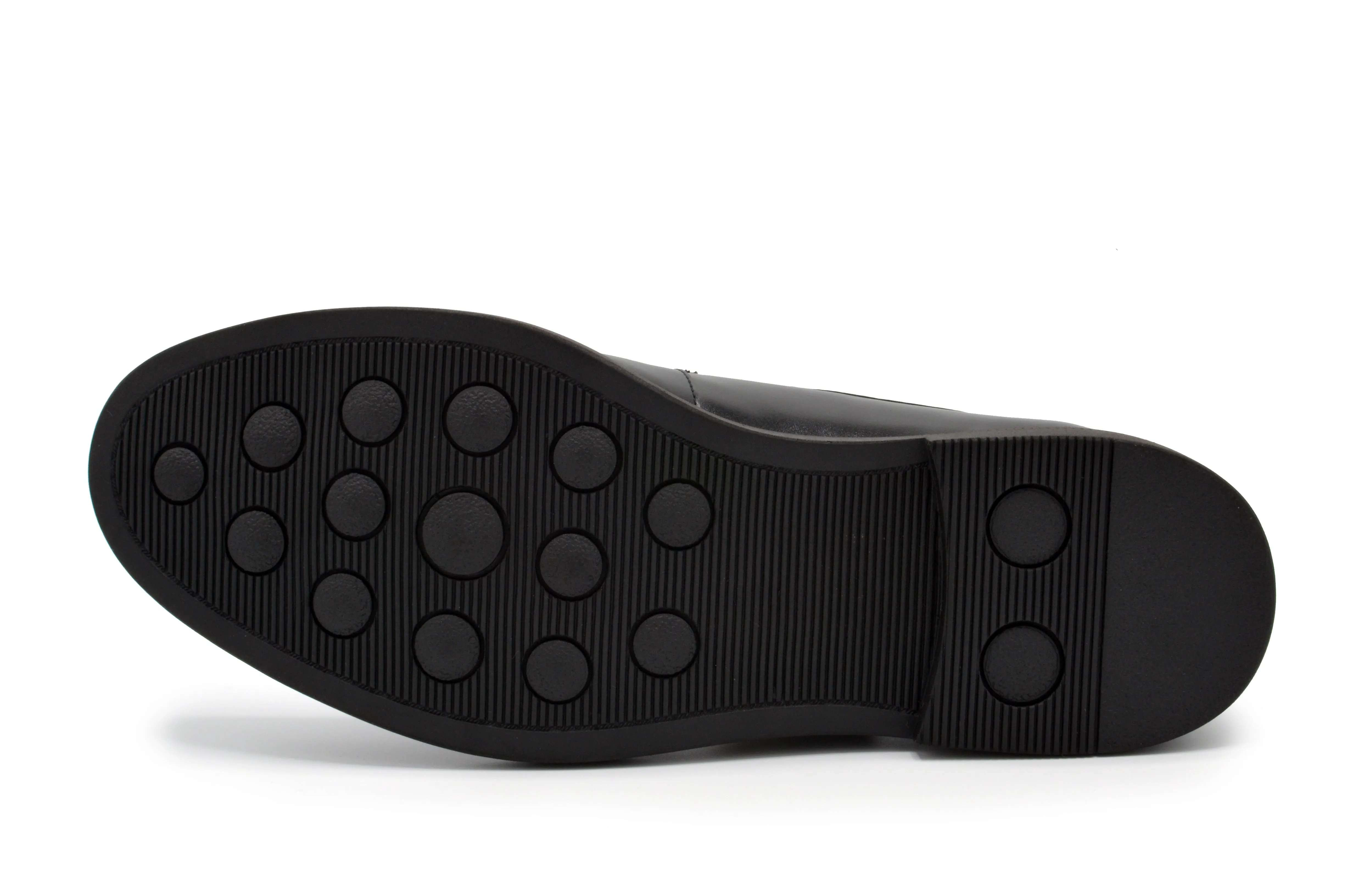 Monaco Plain Toe Dress Shoes - Black