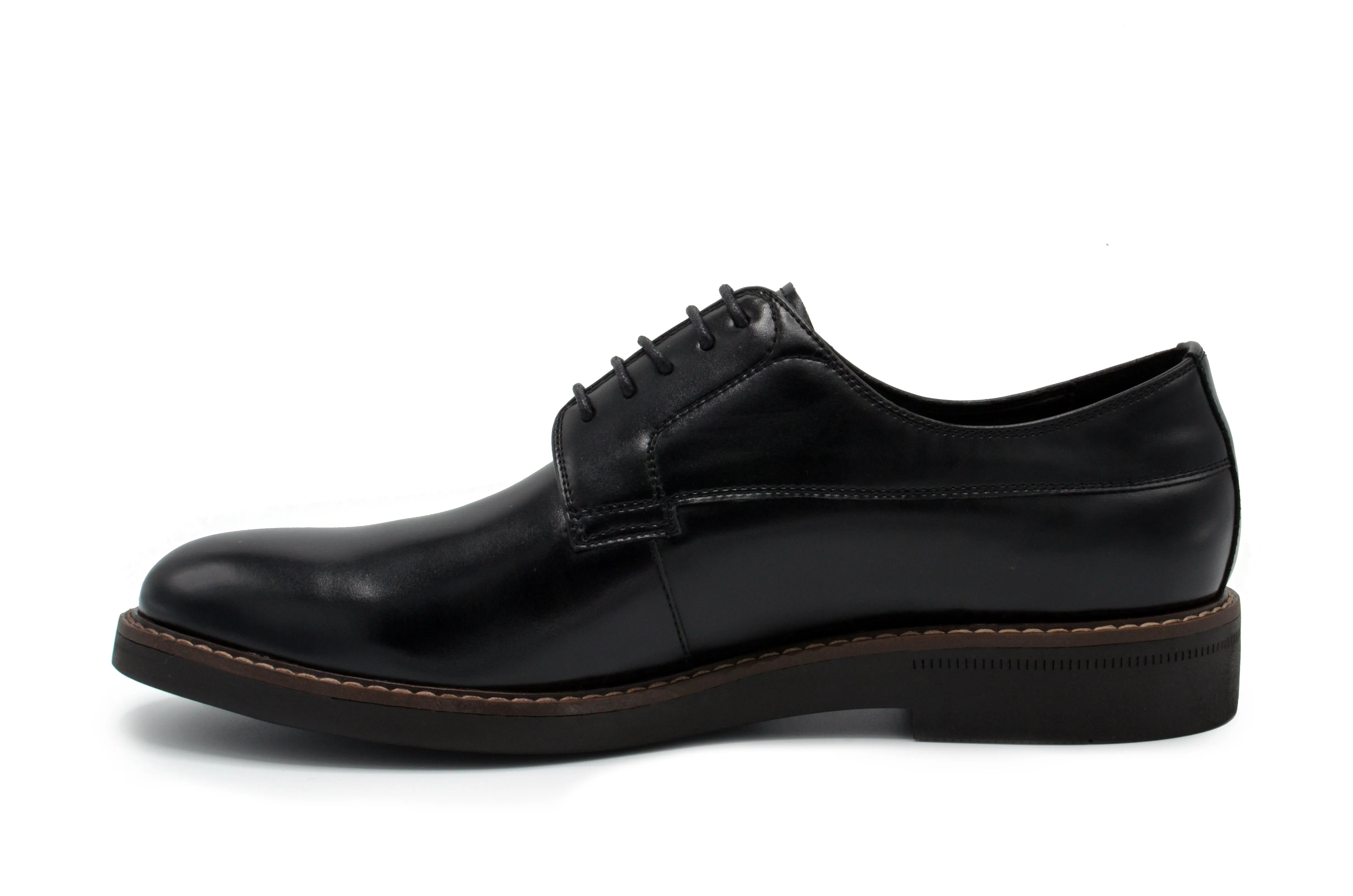 Monaco Plain Toe Dress Shoes - Black