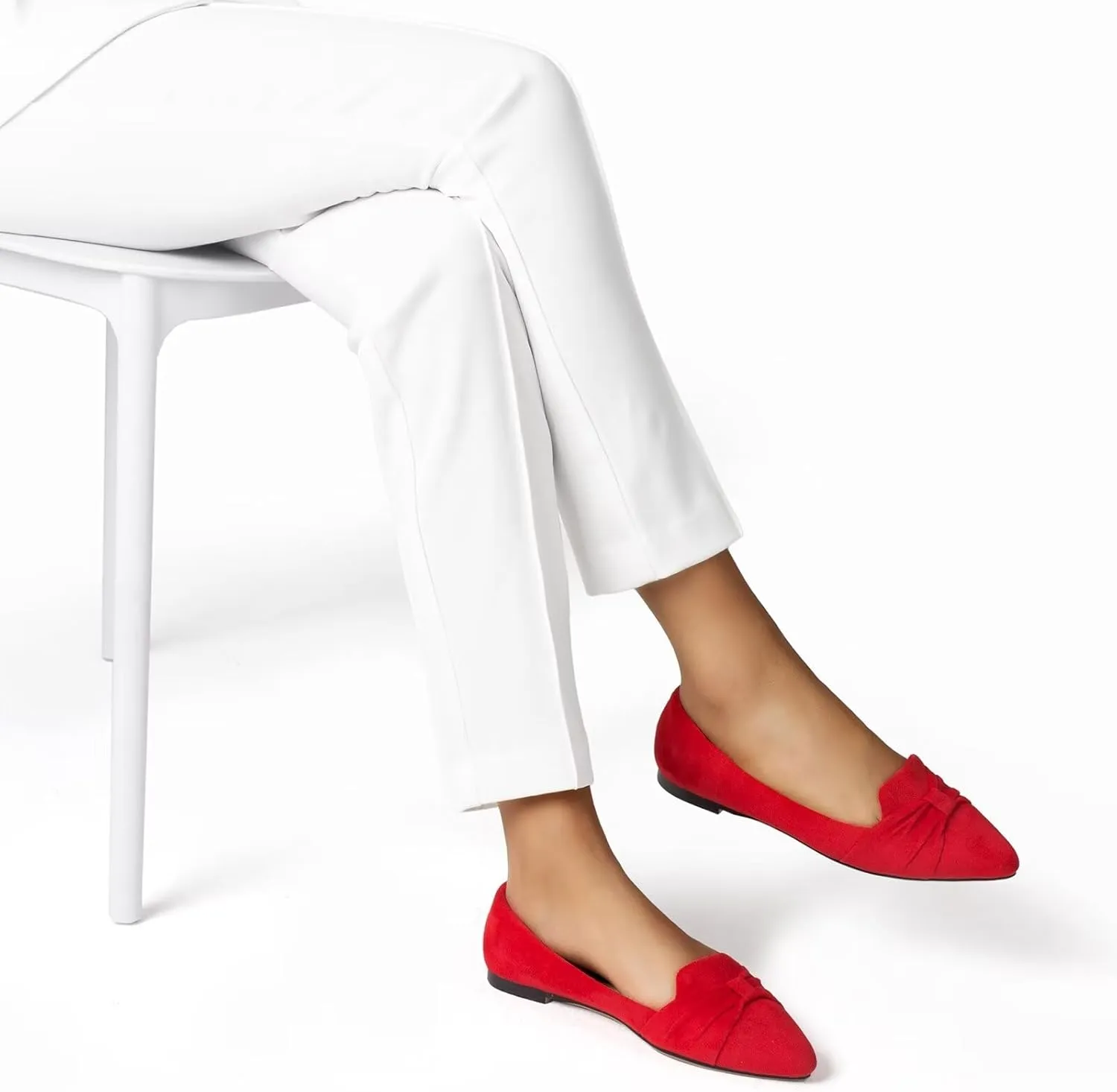 MUSSHOE Flat Shoes Women Comfortable Slip on Women's Flats Dress Shoes for Women