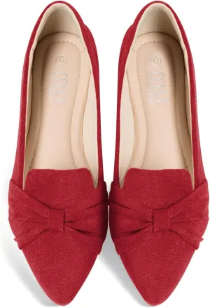 MUSSHOE Flat Shoes Women Comfortable Slip on Women's Flats Dress Shoes for Women