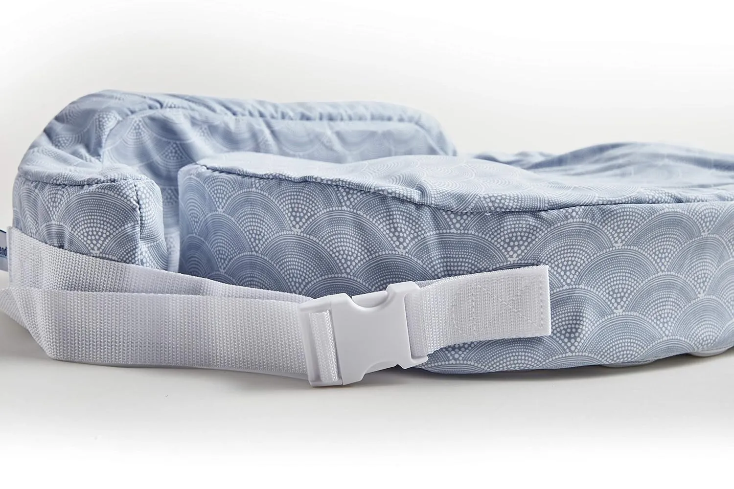 My Brest Friend Original Nursing Pillow Enhanced Ergonomics Essential Breastfeeding Pillow Support For Mom & Baby W/ Convenient Side Pocket, Double Straps & Slipcover, Horizon