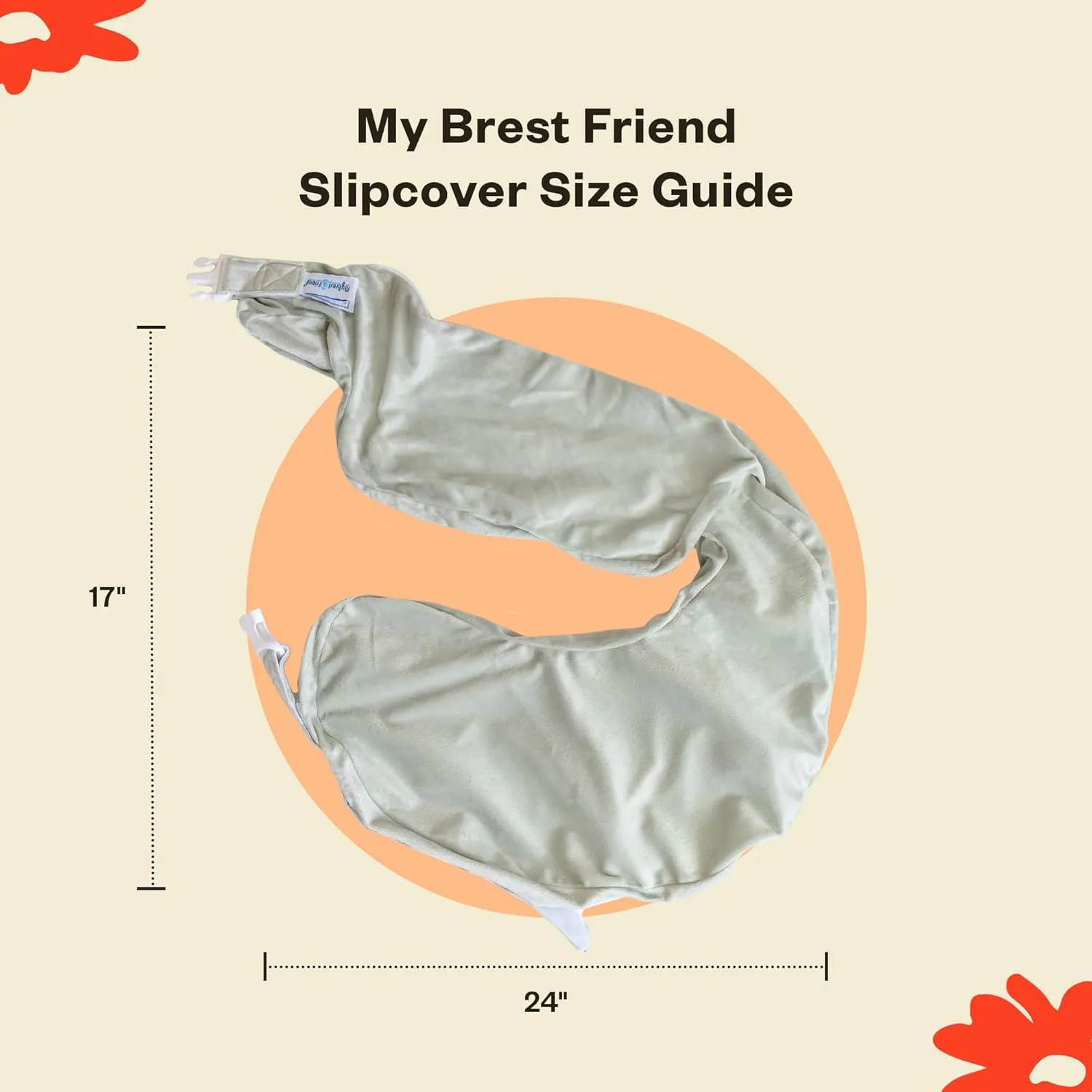 My Brest Friend Super Deluxe Nursing Pillow - Enhanced Comfort & Ergonomic Breastfeeding Pillow for Ultimate Support For Mom & Baby - Adjustable and with Handy Side Pocket, Gold