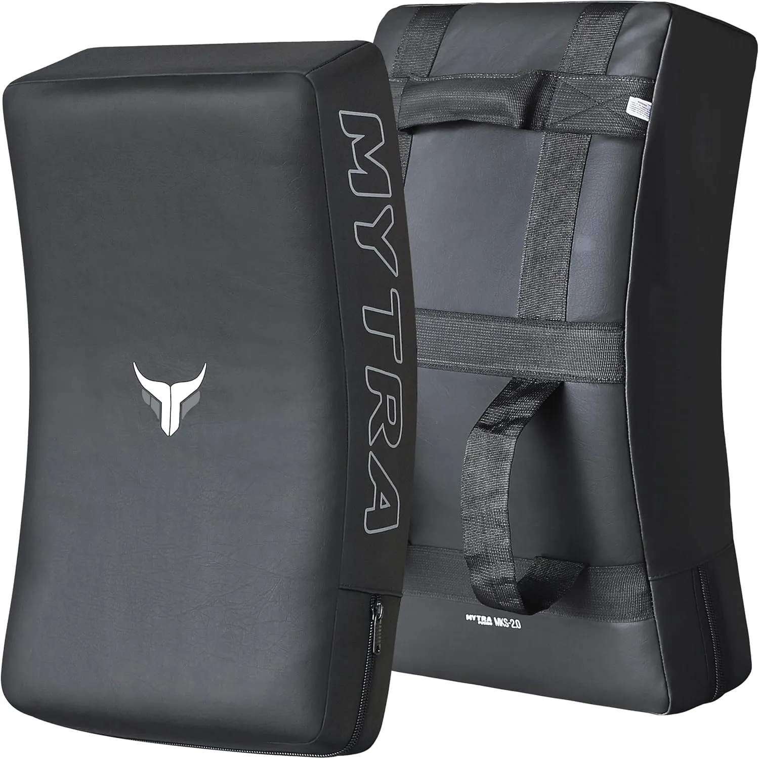 Mytra Fusion Kick Shield Curved MMA Strike Shield Muay Thai Training Strike pad Kicking Striking Shield Focus for Kickboxing Taekwondo & Martial Arts x 1 Single Unit