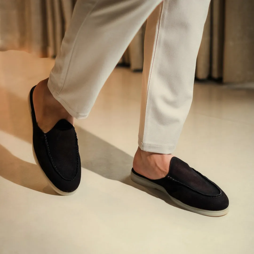 Nagra Mule | Dark Chocolate Suede