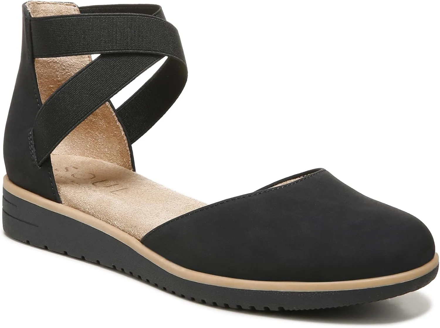 Naturalizer Soul Women's Intro Ankle Strap Flat