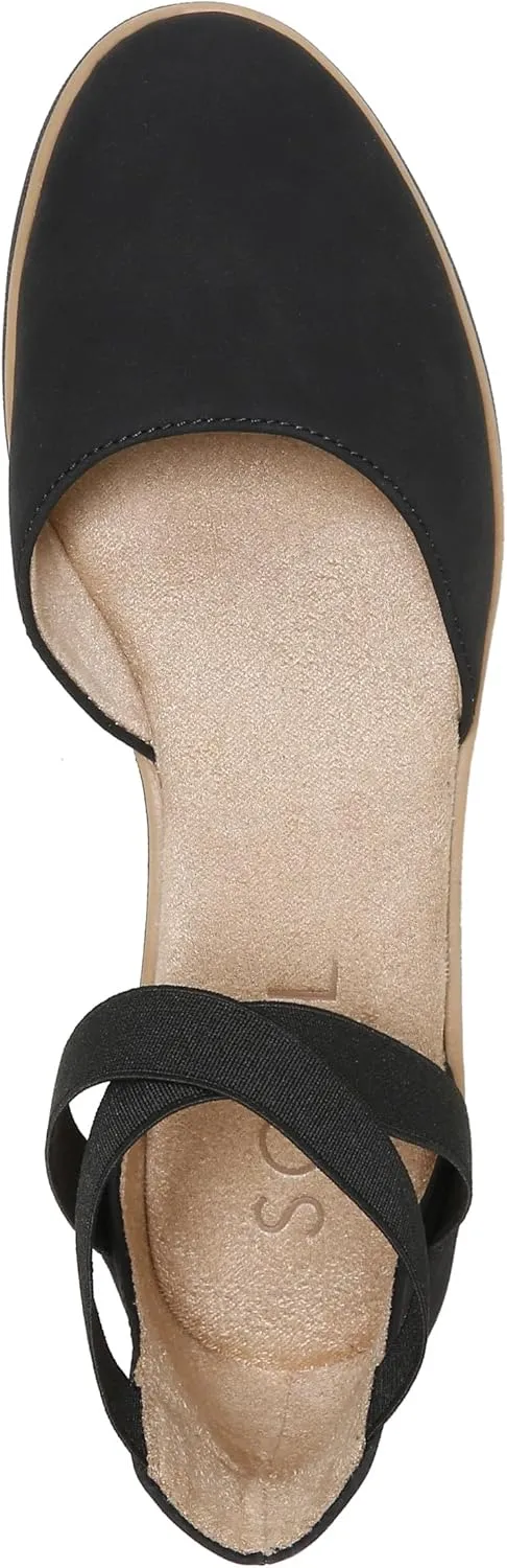 Naturalizer Soul Women's Intro Ankle Strap Flat