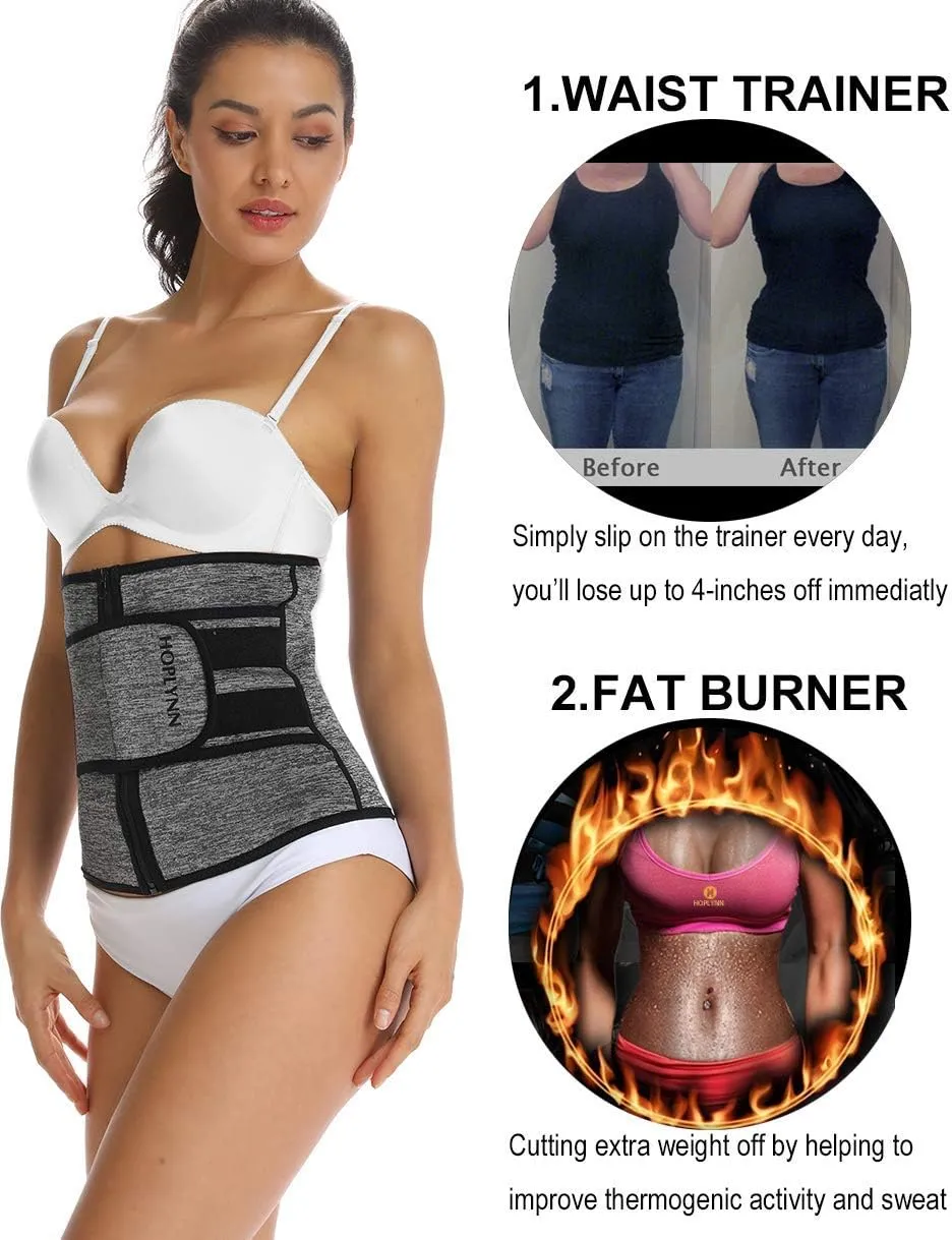 Neoprene Sweat Waist Trainer Corset Trimmer Shaper Belt for Women