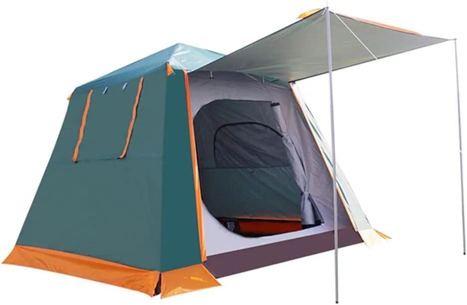 NIEH Instant Automatic Pop Up Camping Tent Easy Set Up Family Tent Perfect for Beach, Outdoor, Traveling,Hiking,Camping, Hunting, Fishing, 240X240X190CM, Green