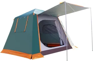 NIEH Instant Automatic Pop Up Camping Tent Easy Set Up Family Tent Perfect for Beach, Outdoor, Traveling,Hiking,Camping, Hunting, Fishing, 240X240X190CM, Green