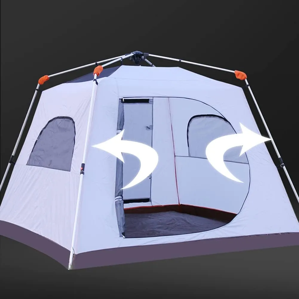 NIEH Instant Automatic Pop Up Camping Tent Easy Set Up Family Tent Perfect for Beach, Outdoor, Traveling,Hiking,Camping, Hunting, Fishing, 240X240X190CM, Green