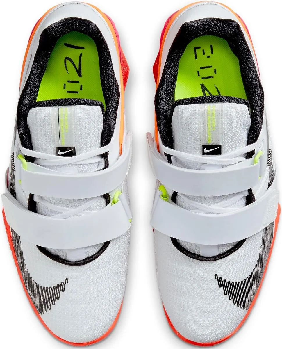 Nike Romaleos 4 SE Weightlifting Shoe (DJ4487-121, White/Bright Crimson/Pink Blast/Black)