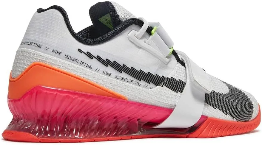 Nike Romaleos 4 SE Weightlifting Shoe (DJ4487-121, White/Bright Crimson/Pink Blast/Black)