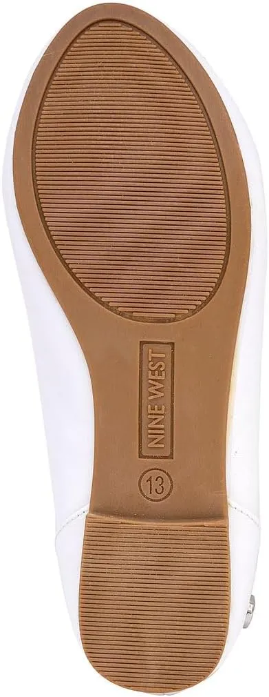 Nine West Girls Dress Shoes Ballerina Flat Ankle Strap Ballet Flat for Wedding Party School (Toddler-Little Kid-Big Kid)